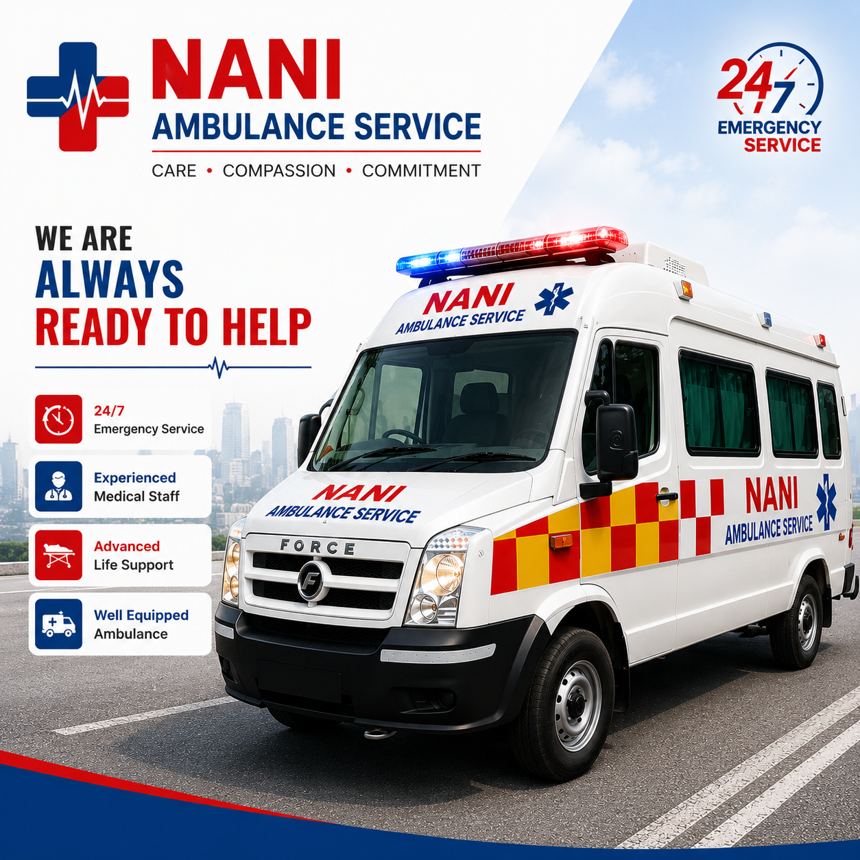 Emergency ICU Ambulance Hyderabad